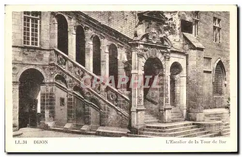 Cartes postales Dijon L&#39Escalier De La Tour De Bar