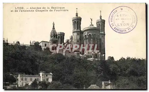 Ansichtskarte AK Lyon Absides De la Basilique Et De l&#39Ancienne Chapelle De Fourviere