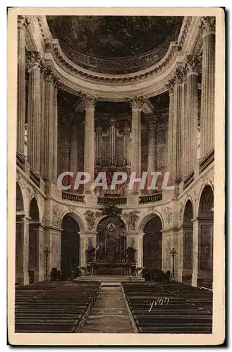 Cartes postales Splendeurs Et Charmes De Versailles La Chapelle Du Palais