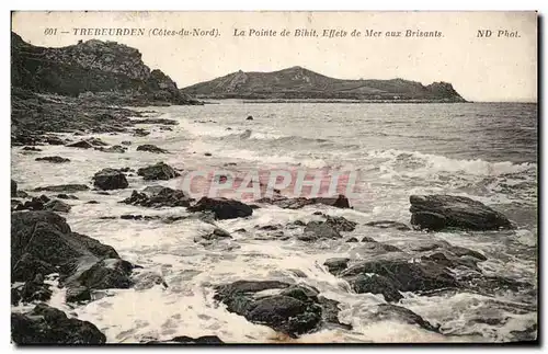 Ansichtskarte AK Trebeurden La Pointe De Bihit Eiffects De Mer Aux Brisants