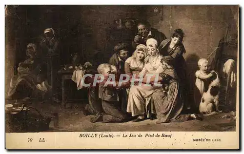 Cartes postales Boilly Le Jeu De Pied De Boeuf Musee De Lille