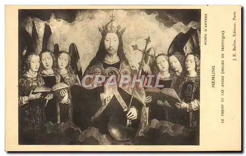 Ansichtskarte AK Memling Musee De Anvers Le Christ Et Les Anges