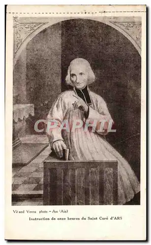 Cartes postales Instruction De Onze Heures Du Saint Cure d'Ars
