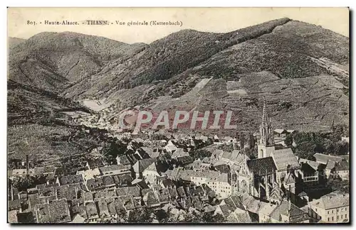 Cartes postales Haute Alace Thann Vue generale