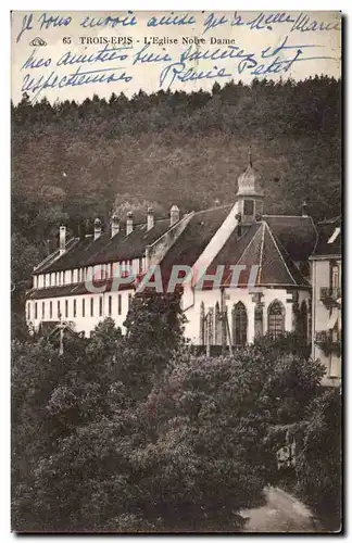 Cartes postales Trois Epis L&#39Eglise Notre dame