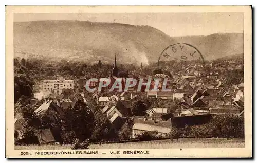 Cartes postales Niederbronn Les Bains Vue Generale