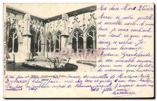 Cartes postales Toul St Gengoult Cloitre