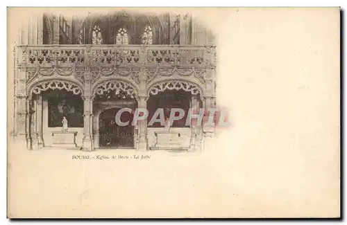 Cartes postales Bourg Eglise de Brou Le jube