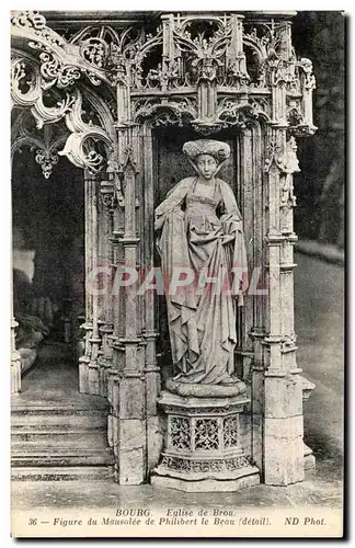 Ansichtskarte AK Bourg Eglise De Brou Mausolee de Philibert Le Beau