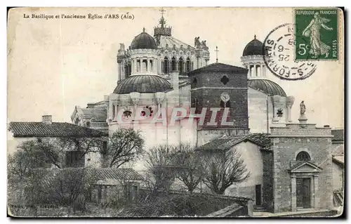 Cartes postales La Basilique et I&#39Ancienne Eglise d&#39Ars