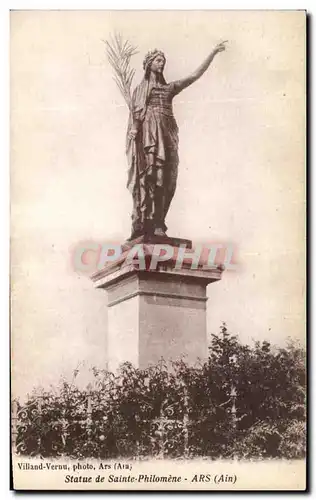 Cartes postales Statue de Sainte Philomene Ars