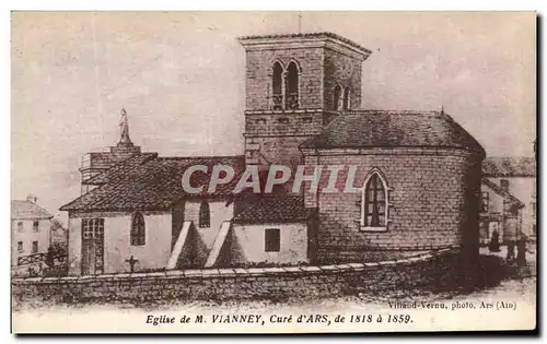Cartes postales Eglise Vianney Cure d&#39Ars de 1818 a 1859