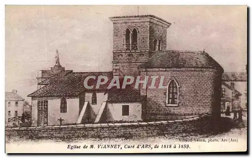 Cartes postales Eglise Vianney Cure d'Ars de 1818 a 1859