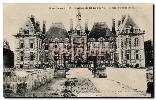 Cartes postales Deux Sevres Chateau de St Loup