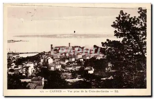 Cartes postales Cannes Vue Prise de la Croix des Gardes