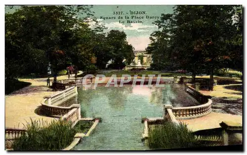 Cartes postales Dijon Square de la Place Darcy Le Bassin