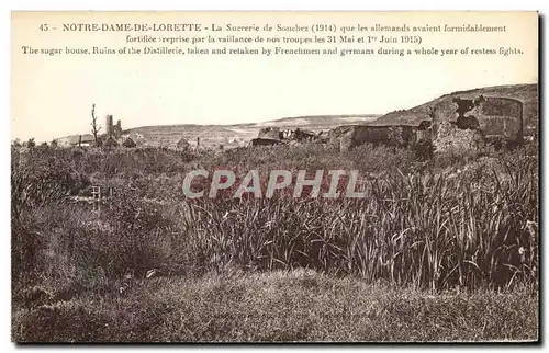 Cartes postales Notre Dame De Lorette La Suererie De Souchex Militaria