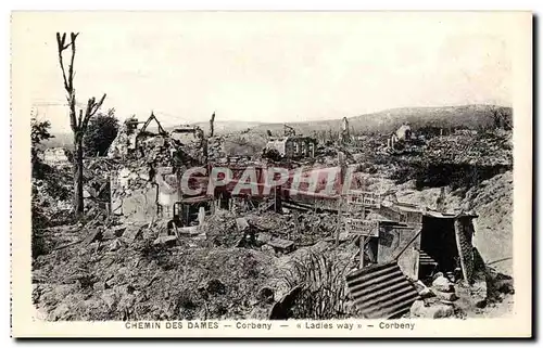 Cartes postales Chemin Des Dames Corbeny Militaria Juvincourt Berry au Bac