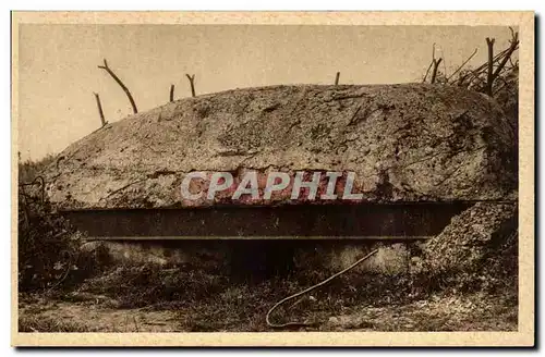 Cartes postales Fort de Vaux Abri botonne pour mitrailleuse Militaria