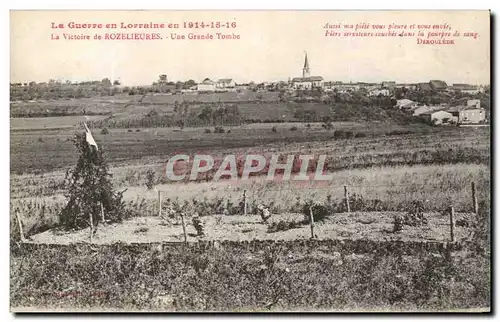 Cartes postales La Victoire de Rozelieures Une Grande Tombe