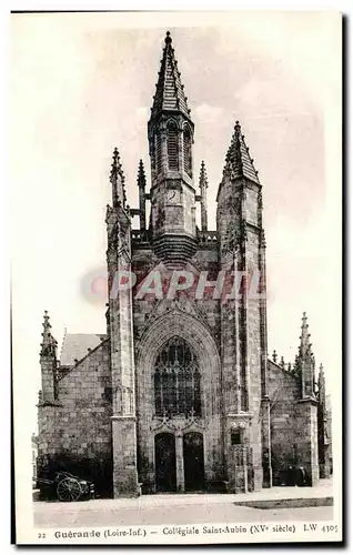 Cartes postales Guerande Colleglale Saint Aubin