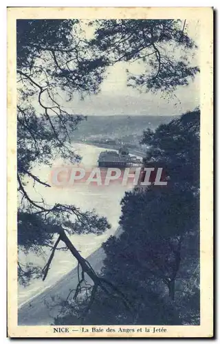 Cartes postales Nice La Baie Des anges Et La Jetee