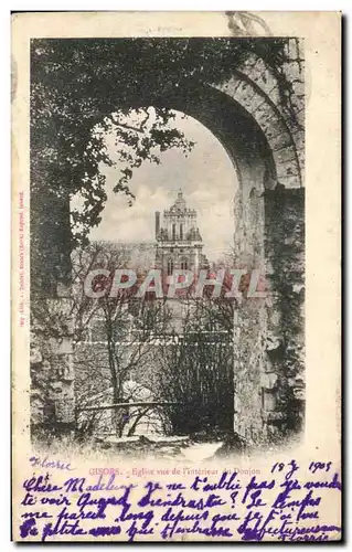 Cartes postales Gisors Eglise Vue De L'Interieur Du Donjon