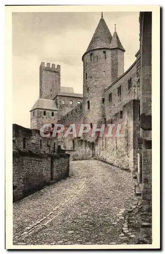 Cartes postales Cite De Carcasonne Le Chateau Et La Porte d&#39Aude