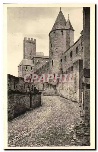 Cartes postales Cite De Carcasonne Le Chateau Et La Porte d'Aude