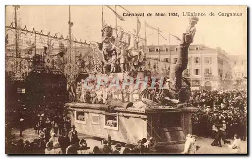 Ansichtskarte AK Carnaval de Nice L&#39Enfance de Gargantua