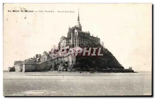 Cartes postales Le Mont Saint Michel Cote Nord Est