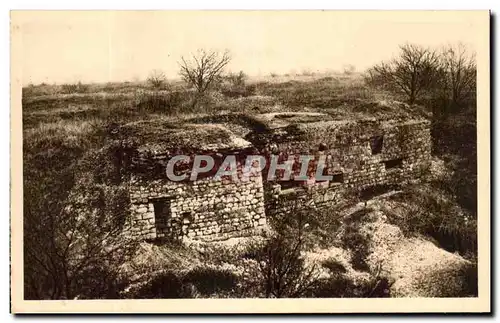 Ansichtskarte AK Fort De Vaux Fosses De Gorge Militaria