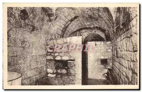 Cartes postales Fort de Douaumont Murs en chicanes dans une galerie fort Militaria