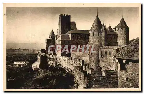 Cartes postales La Douce France Carcassonne La Cite Le Chateau Comtal
