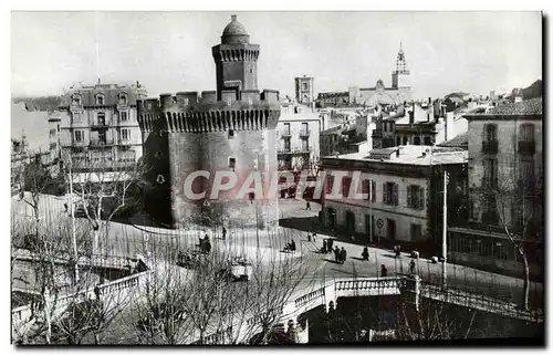 Cartes postales Perpignan Le Castillet et Cathedrale