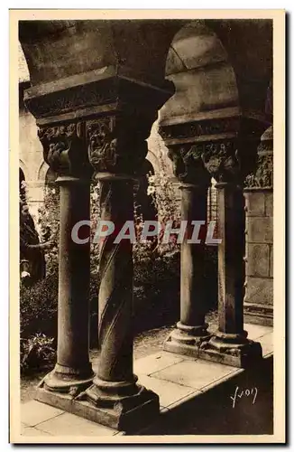 Cartes postales Elne Cathedrale Sainte Eulalie colonnes du Cloitre
