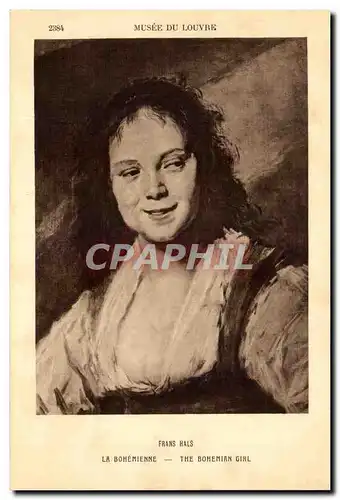 Cartes postales Musee Du Louvre Frans Hals La Bohemienne