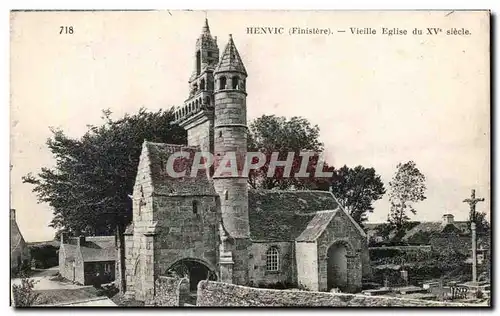 Cartes postales Henvic Vieille Eglise Du 15eme