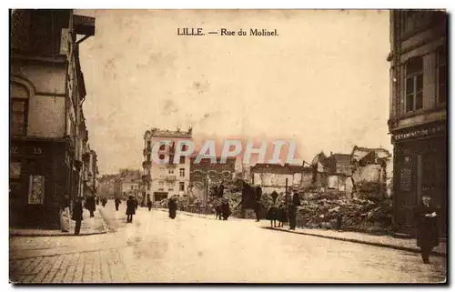 Cartes postales Lille Rue Du Molinel Militaria