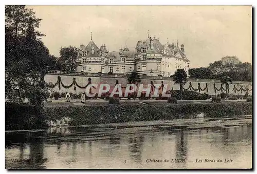 Ansichtskarte AK Chateau Du Lude Les Bords Du Loir