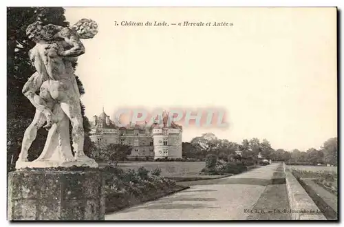 Cartes postales Chateau Du Lude Hercule et Antee