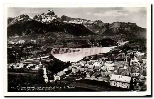 Ansichtskarte AK Corps Vue generale et le Lac du Sautet