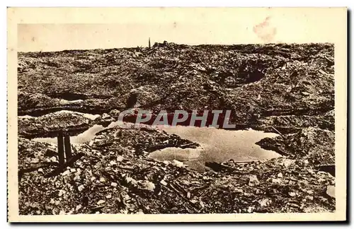 Cartes postales Le village et L&#39Etang de Vaux pendant le guerre 1917