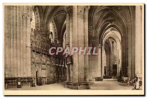 Cartes postales Chartres Interieur de la Cathedrale Le Deambulatoire