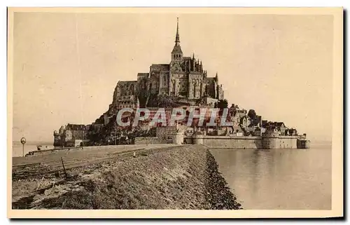 Cartes postales Le Mont St Michel Le Mont a L'arrivee