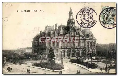 Cartes postales Limoges Hotel de Ville