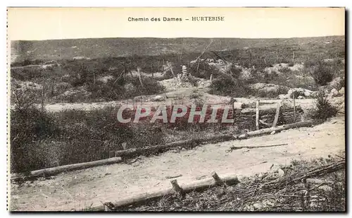 Cartes postales Chemin des Dames Hurtebise Militaria