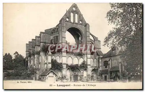 Cartes postales Longpont Ruines de l&#39Abbaye