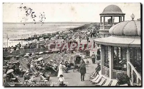 Cartes postales Colonnade West Beach Bexhill On Sea