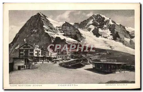 Cartes postales Kleine Scheidegg Eiger Monch